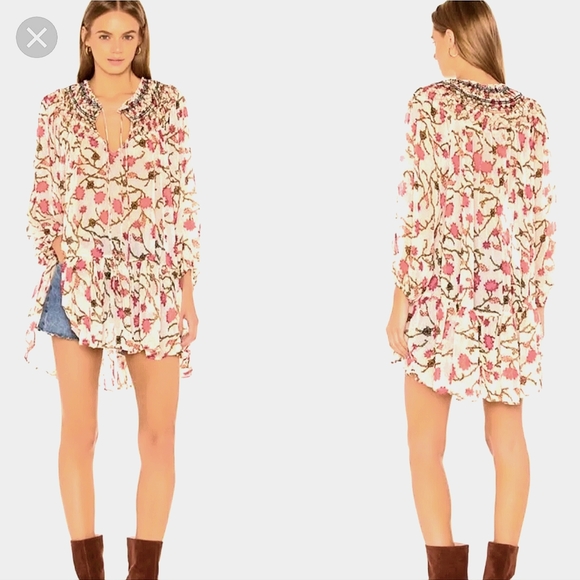 Free People Flowy Babydoll Tunic